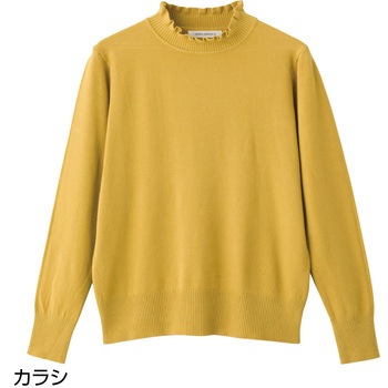 821463 もちもちフリル衿セーター ケアファッション