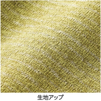 89493 杢調ボーダー裏起毛Tシャツ ケアファッション