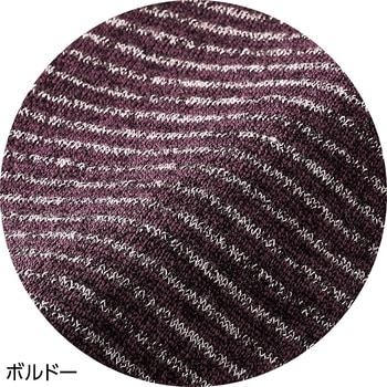 89493 杢調ボーダー裏起毛Tシャツ ケアファッション