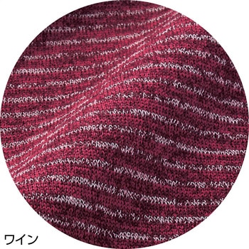 89493 杢調ボーダー裏起毛Tシャツ ケアファッション