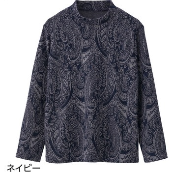 821523 あったかジャカードTシャツ ケアファッション