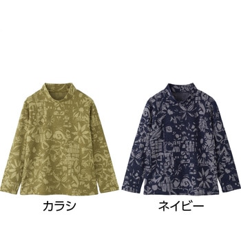 821981 あったかジャカードTシャツ ケアファッション