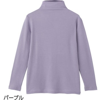 821720 綿ガーゼボトルネックTシャツ ケアファッション