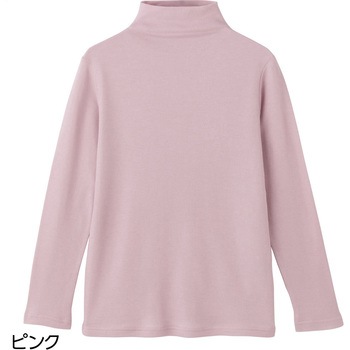 821720 綿ガーゼボトルネックTシャツ ケアファッション