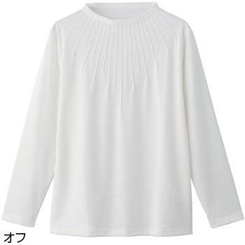 821984 前身ピンタックTシャツ ケアファッション