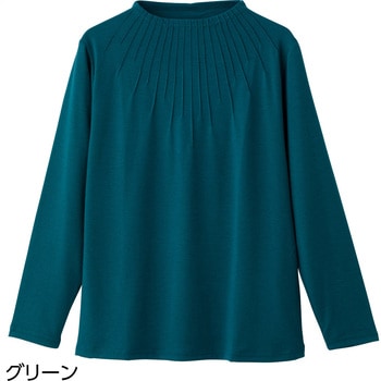 821984 前身ピンタックTシャツ ケアファッション