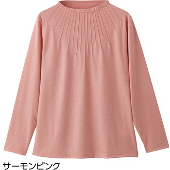 821984 前身ピンタックTシャツ ケアファッション