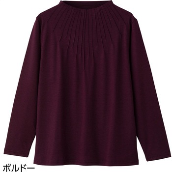 821984 前身ピンタックTシャツ ケアファッション