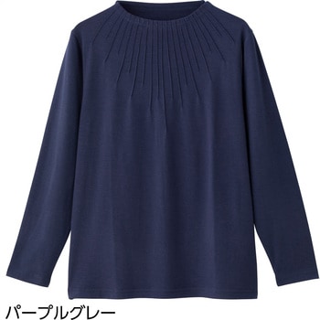 821984 前身ピンタックTシャツ ケアファッション