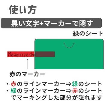 Kept 暗記シート&キエラセット レッド&グリーン レイメイ藤井