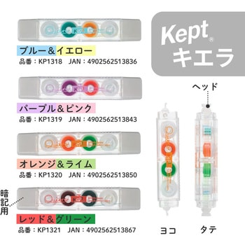 Kept 暗記シート&キエラセット レッド&グリーン レイメイ藤井