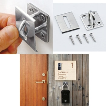 ネジ隠しカバー付き アイプレート ノムラテック