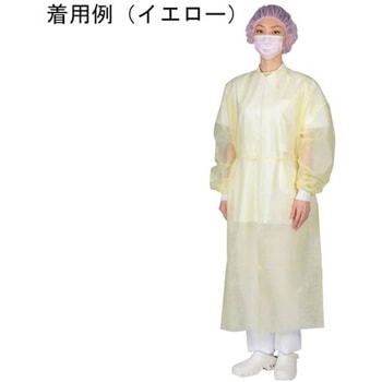 アルファアイソレーションガウンⅡ 1セット(10枚/袋×10袋) 日昭産業