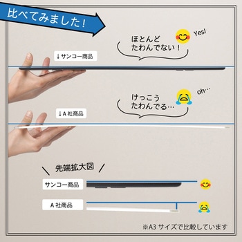 超軽量  無段階調光LEDトレース台 A3 サンコー