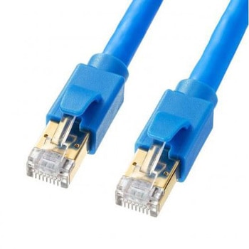 LANケーブル(CAT8/ScTPタイプ/ブルー) EA764BBシリーズ エスコ