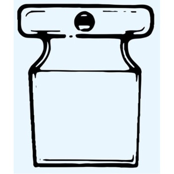 ストップ栓・C 短形 白 007シリーズ - 日本理化学器械(NRK)