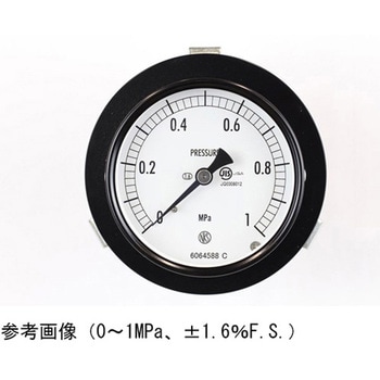 普通形圧力計(Φ75)埋込形D枠(取付金具) AC15-171シリーズ 長野計器