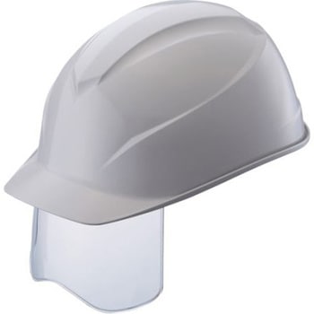 エアライトS搭載ヘルメット(アメリカンタイプ・溝付・シールド付) 0123J-SHシリーズ 谷沢製作所