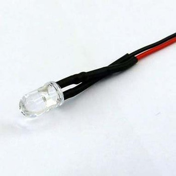 20cm線付LED Φ5mm アズワン