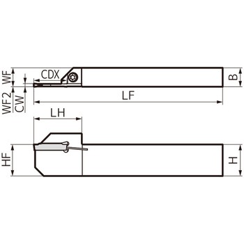 SEC-溝入れバイト ホルダ 住友電工ハードメタル