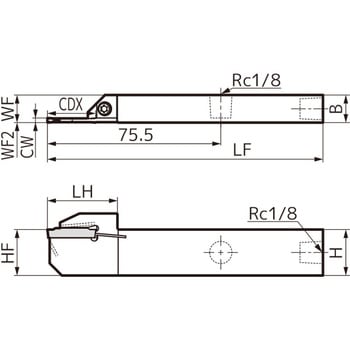 SEC-溝入れバイト ホルダ 住友電工ハードメタル