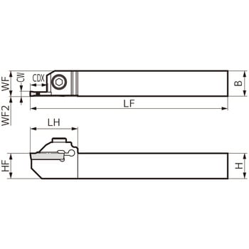 SEC-溝入れバイト ホルダ 住友電工ハードメタル