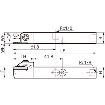 SEC-溝入れバイト ホルダ 住友電工ハードメタル
