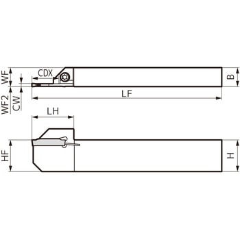 SEC-溝入れバイト ホルダ 住友電工ハードメタル