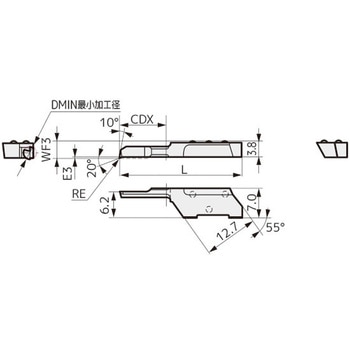 SEC-極小径ボーリングバイトインサート 住友電工ハードメタル