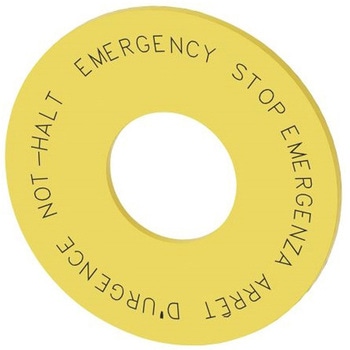 緊急時停止プレート 1袋 10個入 SIEMENS