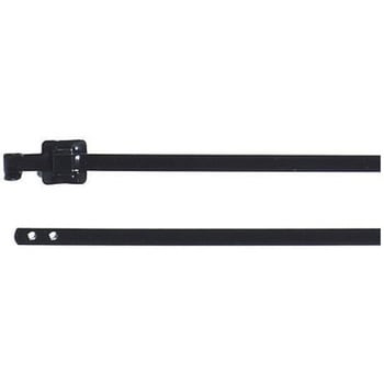 結束バンド 430mm x 10.26 mm 黒 ポリエステルコーティングしたステンレススチール 1袋 100個入 ヘラマンタイトン(旧:タイトン)