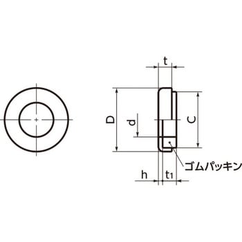 シール座金(PTFEコーティング) NBK(鍋屋バイテック会社)