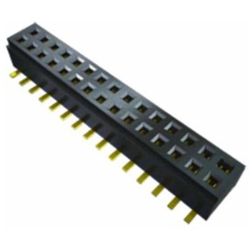 基板接続用ソケット 24 極 1mm 2 列 表面実装 - SAMTEC