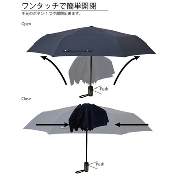 Outdoor Products 無地自動開閉折傘 54cm 10002505シリーズ 丸十コーポレーション