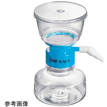 EXTRACTO ボトルトップフィルター&ボトル BLUE 150mL PVDF 50mmΦ 滅菌 12個入 GVS