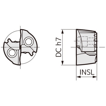 SEC-マルチドリル刃先交換ヘッド 住友電工ハードメタル