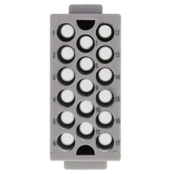 電源コネクタモジュール HC-M-17 シリーズ オス 17極 10A 160 V 1袋 5個入 フエニックス・コンタクト