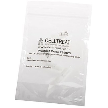 CF フリーズクライオジェニックバイアル 雄ネジ 自立式 滅菌 500個入 Celltreat