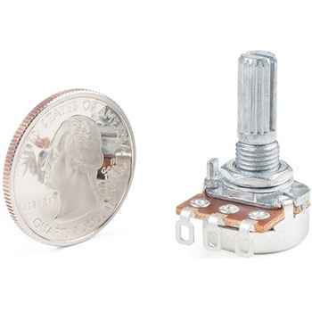 Rotary Potentiometer - 100k Ohm， Linear Panel Mount SPARKFUN