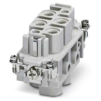 ヘビーデューティパワーコネクタ K4/0 シリーズ メス 4 + 2 + PE極 フエニックス・コンタクト