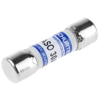 管ヒューズ 30A 10 x 38mm 1kV dc 速断型 - SCHURTER