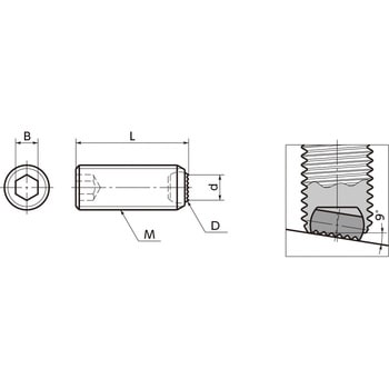 クランピングスクリュー - ギザボール - 反転防止機構つき - NBK(鍋屋バイテック会社)