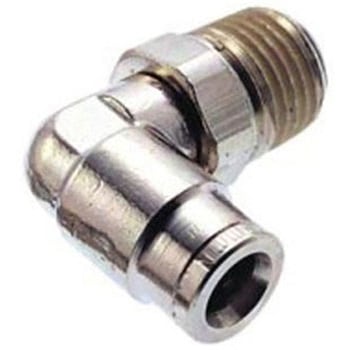 BrassNic PFIT 10MM-R3/8 90°SWI ELB ADPT 1袋 5個入 NORGREN
