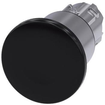 押ボタンヘッド SIRIUS ACT ラッチング 黒 SIEMENS