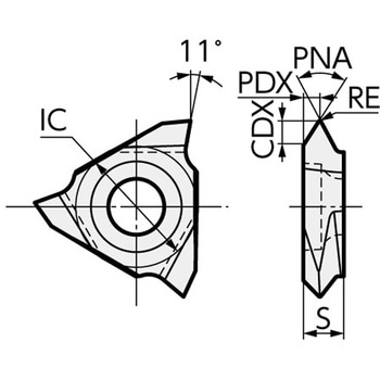 SEC-溝入れバイト インサート 住友電工ハードメタル