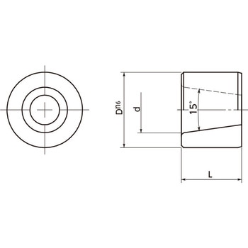 インデックスプランジャ用ブシュ - テーパ穴タイプ NBK(鍋屋バイテック会社)