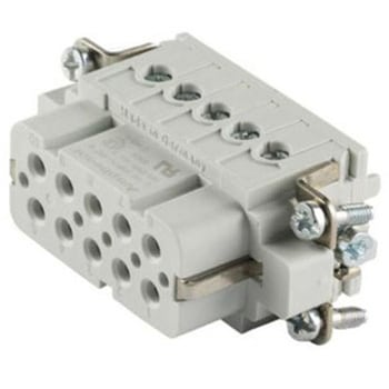 電源コネクタインサート 10極 16A 250 V 1袋 10個入 AMPHENOL
