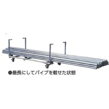 900x2080mm/800kg 多目的運搬車 エスコ