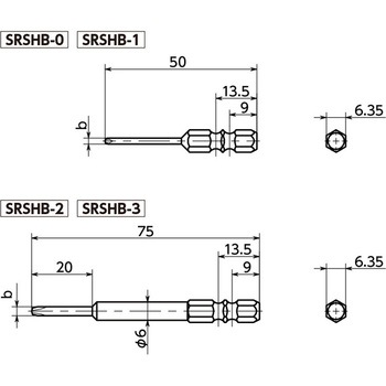 いたずら防止ねじ用ビット NBK(鍋屋バイテック会社)
