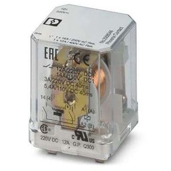 リレー 220V dc DINレールタイプ フエニックス・コンタクト